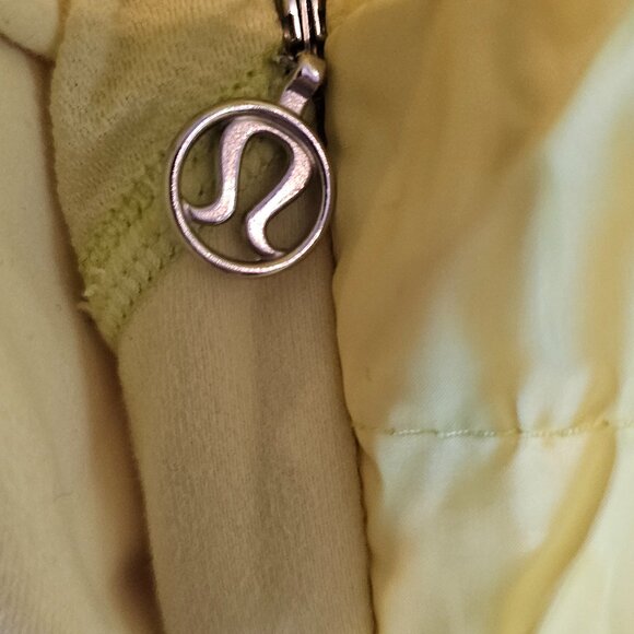 Lululemon Athletica Jacket Yellow What The Fluff 1/2 zip Pullover - Picture 4 of 8